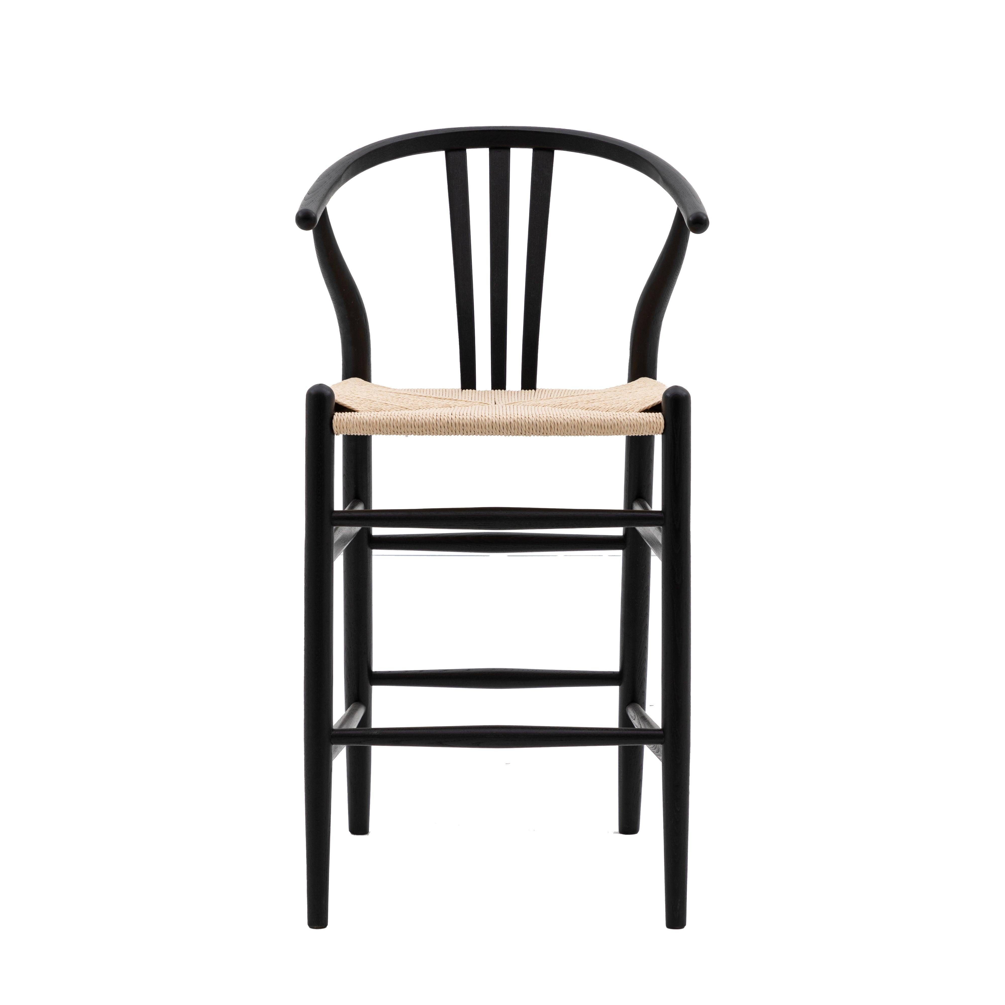 Decora Bar Stool Black (2pk) - Maison Rêves UK