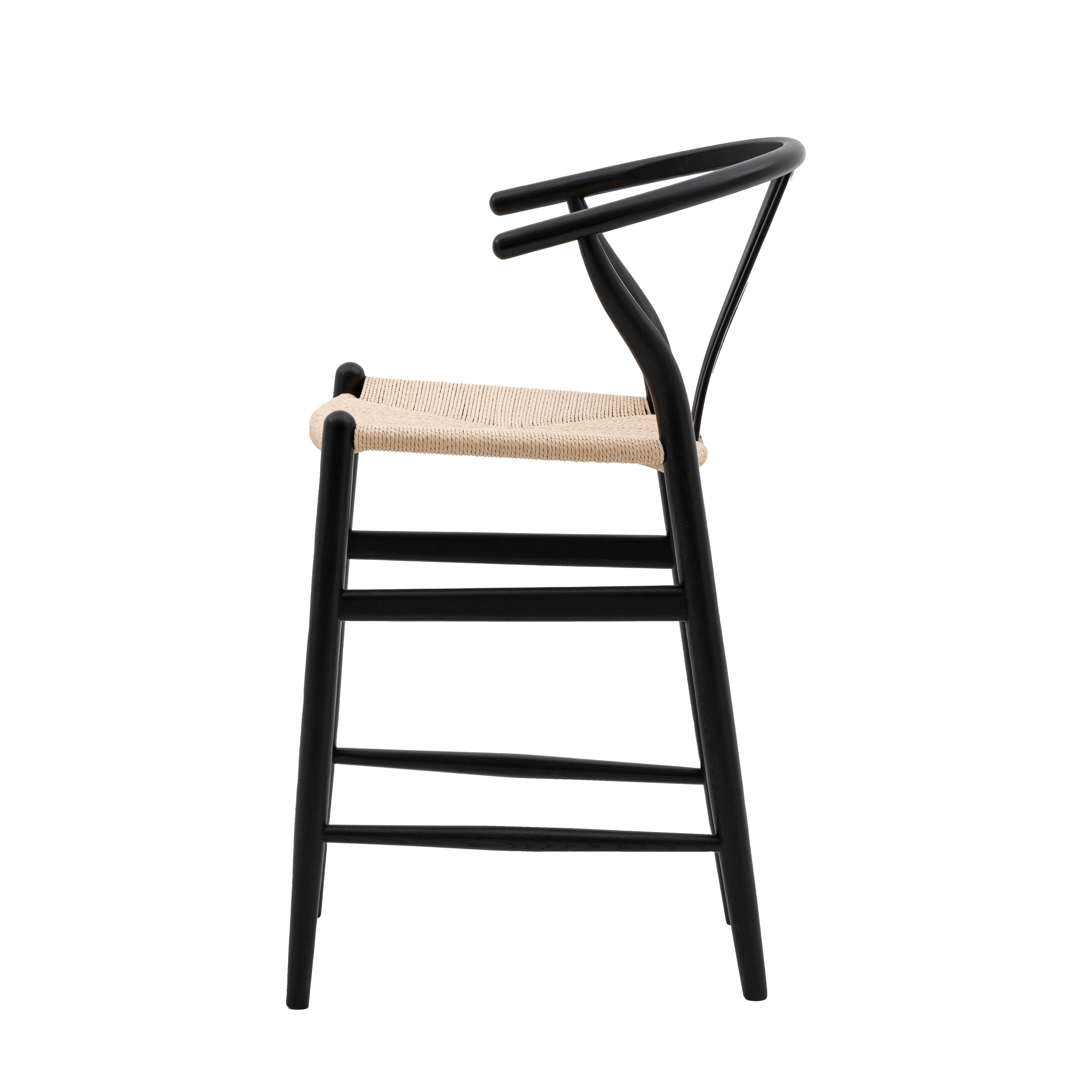 Decora Bar Stool Black (2pk) - Maison Rêves UK