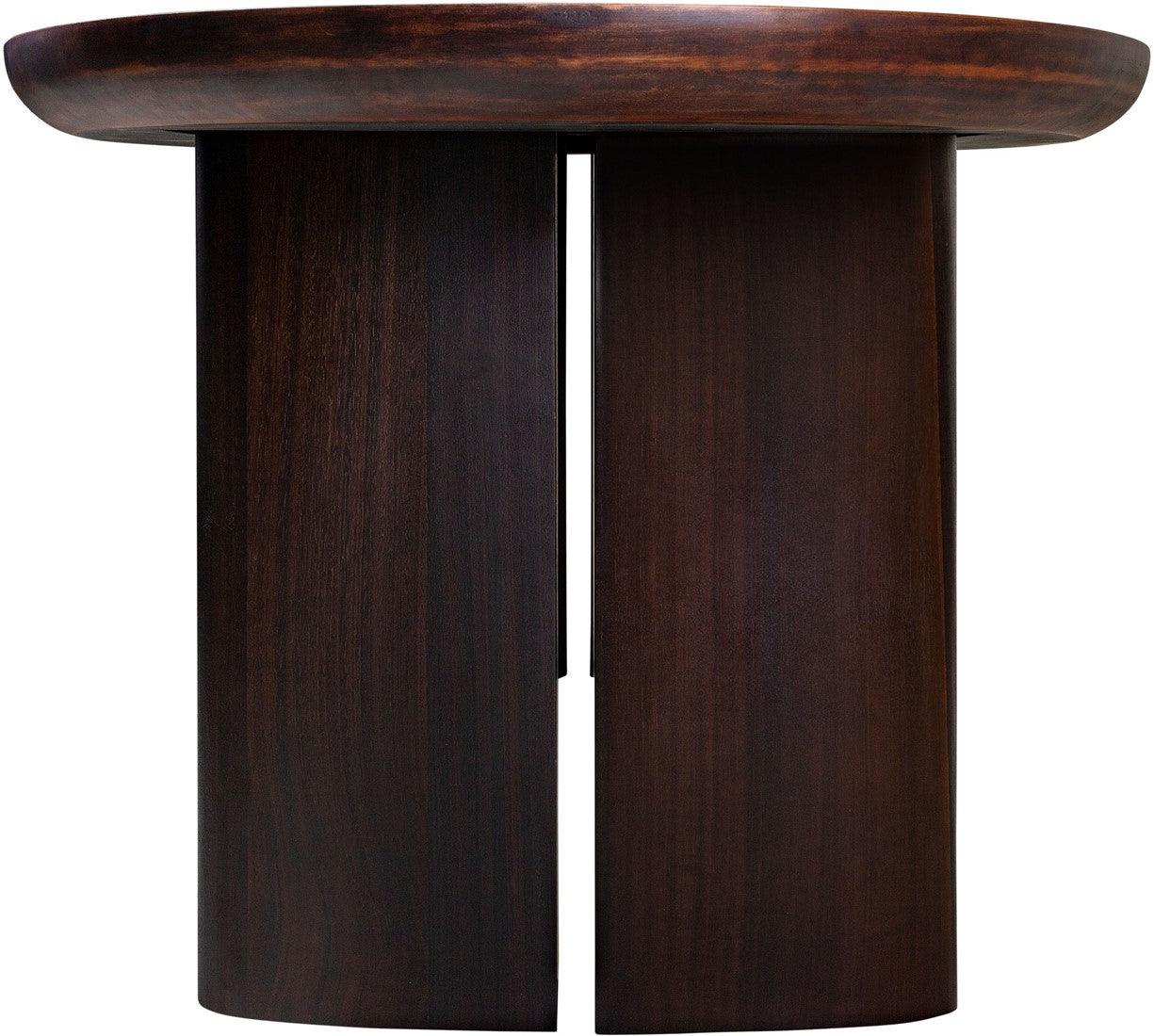 Durban Dark Brown Wooden Dining Table - Maison Rêves UK