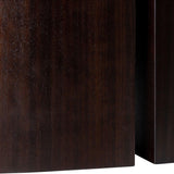 Durban Dark Brown Wooden Dining Table - Maison Rêves UK