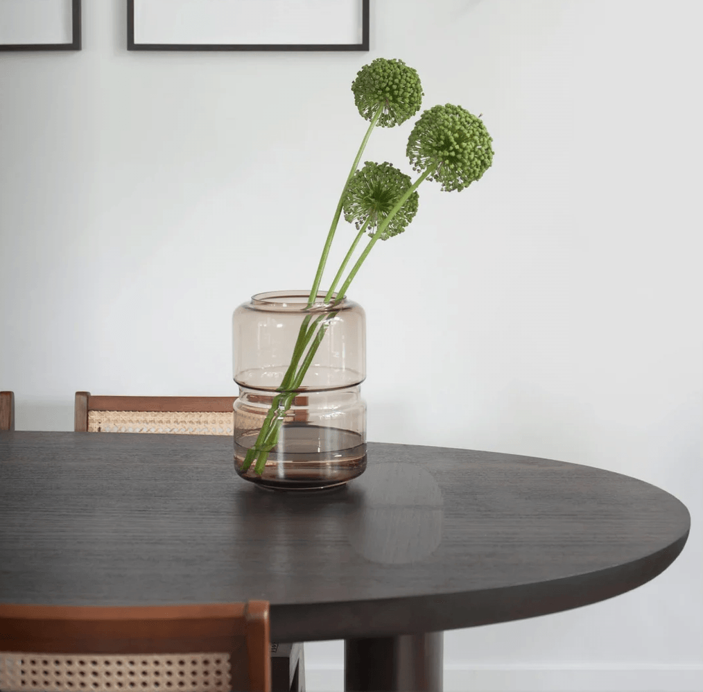Durban Dark Brown Wooden Dining Table - Maison Rêves UK