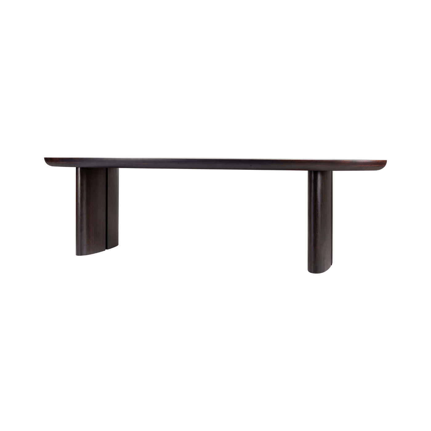 Durban Dark Brown Wooden Dining Table - Maison Rêves UK