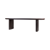 Durban Dark Brown Wooden Dining Table - Maison Rêves UK