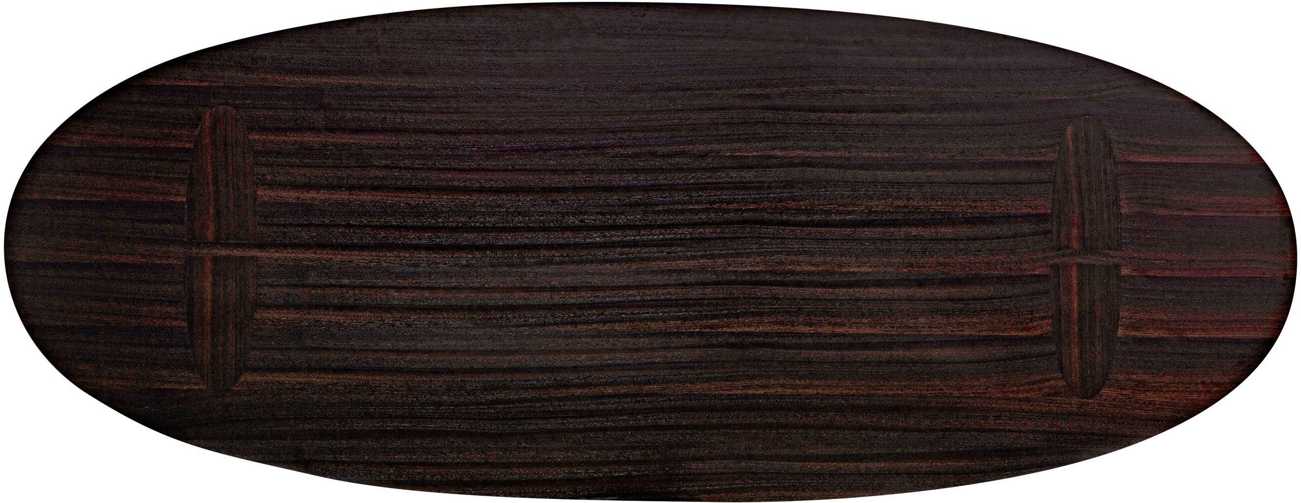 Durban Dark Brown Wooden Dining Table - Maison Rêves UK
