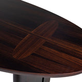 Durban Dark Brown Wooden Dining Table - Maison Rêves UK