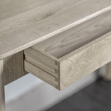 Fernhaven 1 Drawer Wooden Desk Grey - Maison Rêves UK