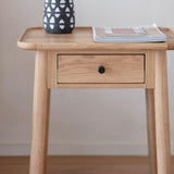 Fernhaven 1 Drawer Wooden Side Table - Maison Rêves UK