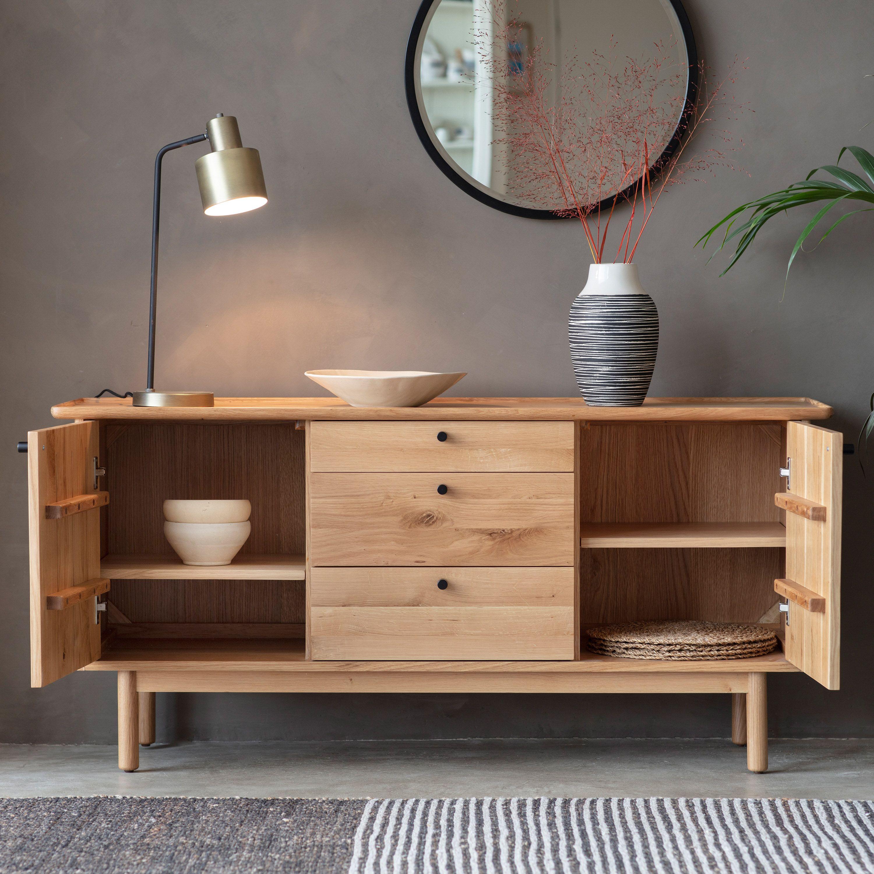 Fernhaven 2 Door / 3 Drawer Wooden Sideboard - Maison Rêves UK