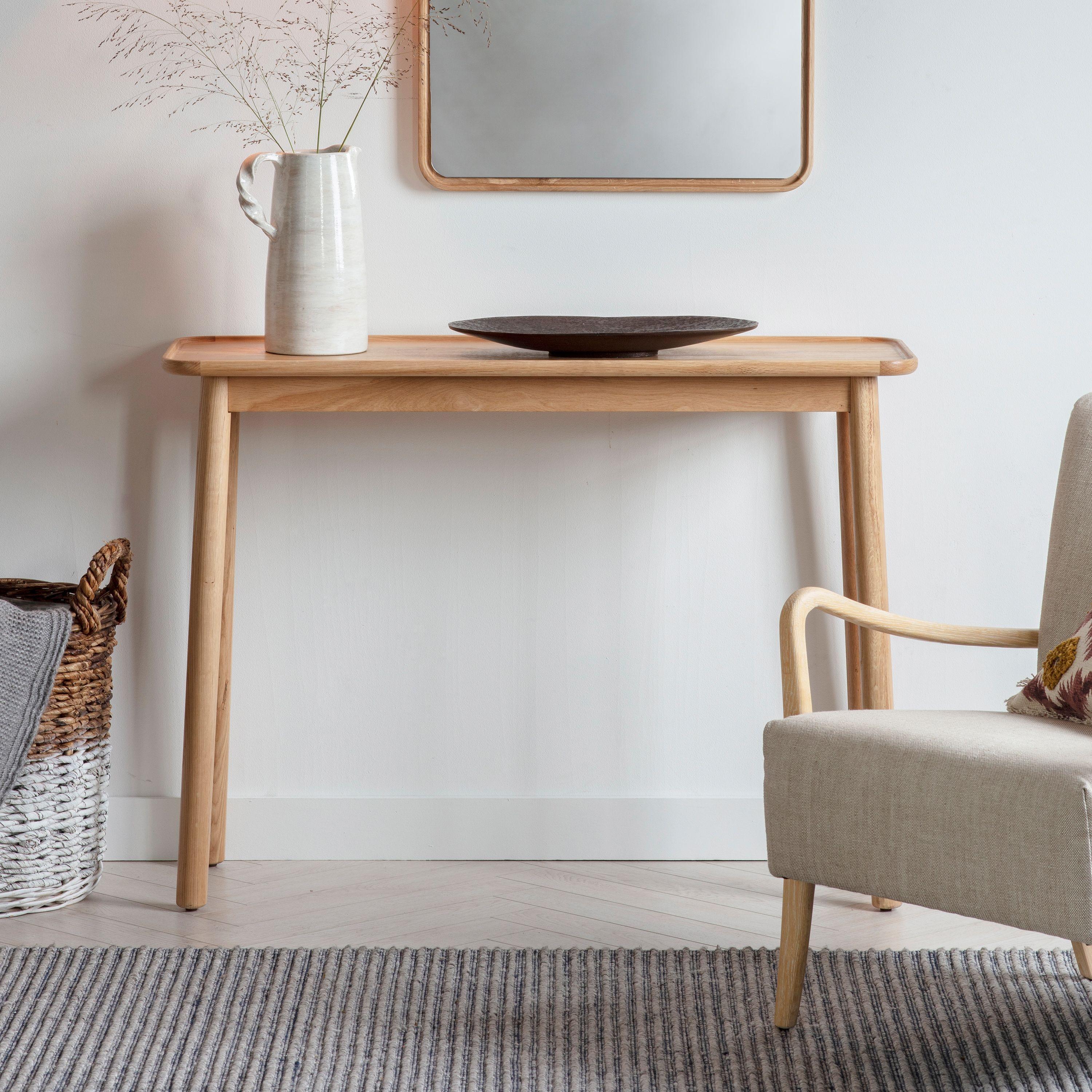 Fernhaven Solid Oak Console Table - Maison Rêves UK