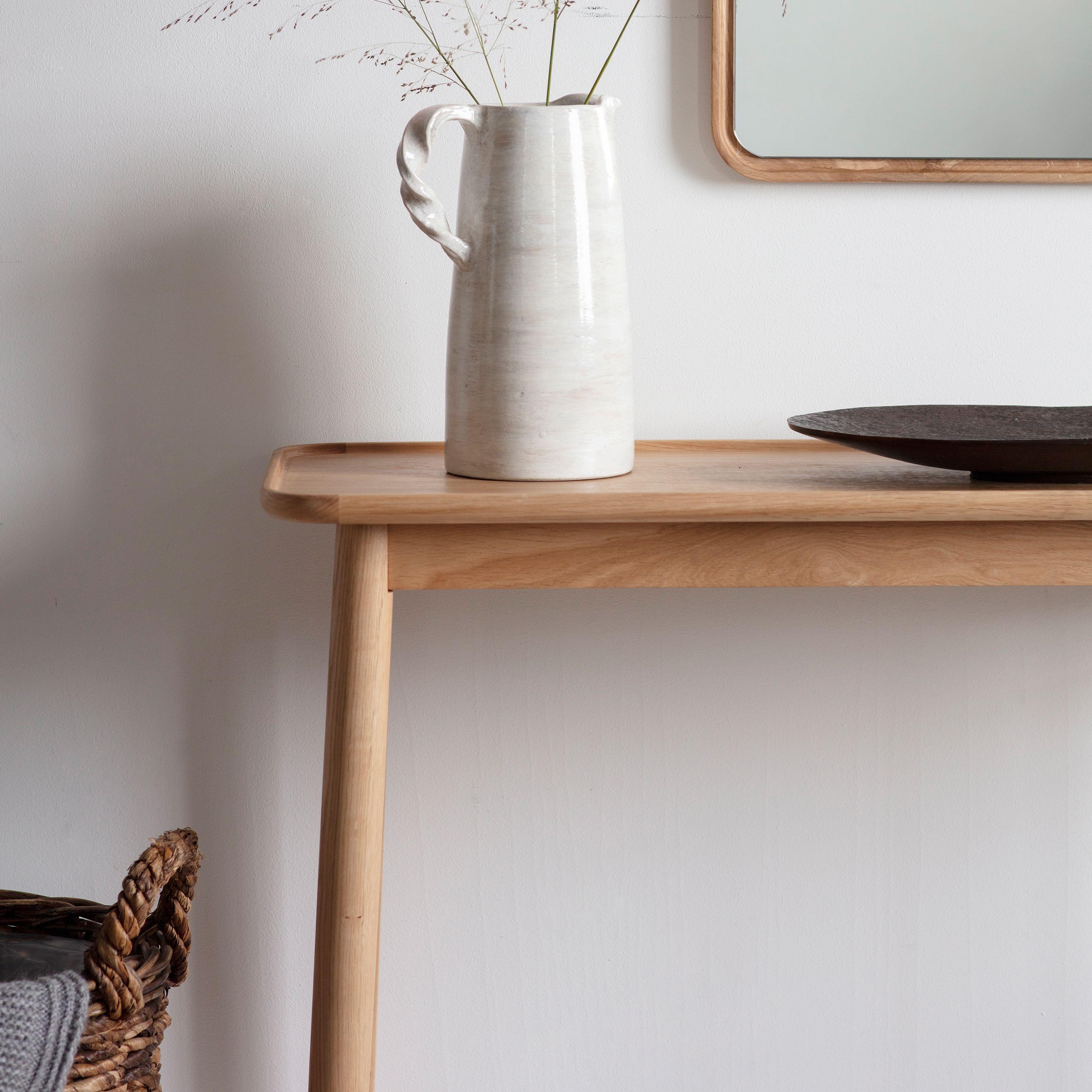 Fernhaven Solid Oak Console Table - Maison Rêves UK