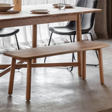 Fernhaven Solid Oak Dining Bench - Maison Rêves UK