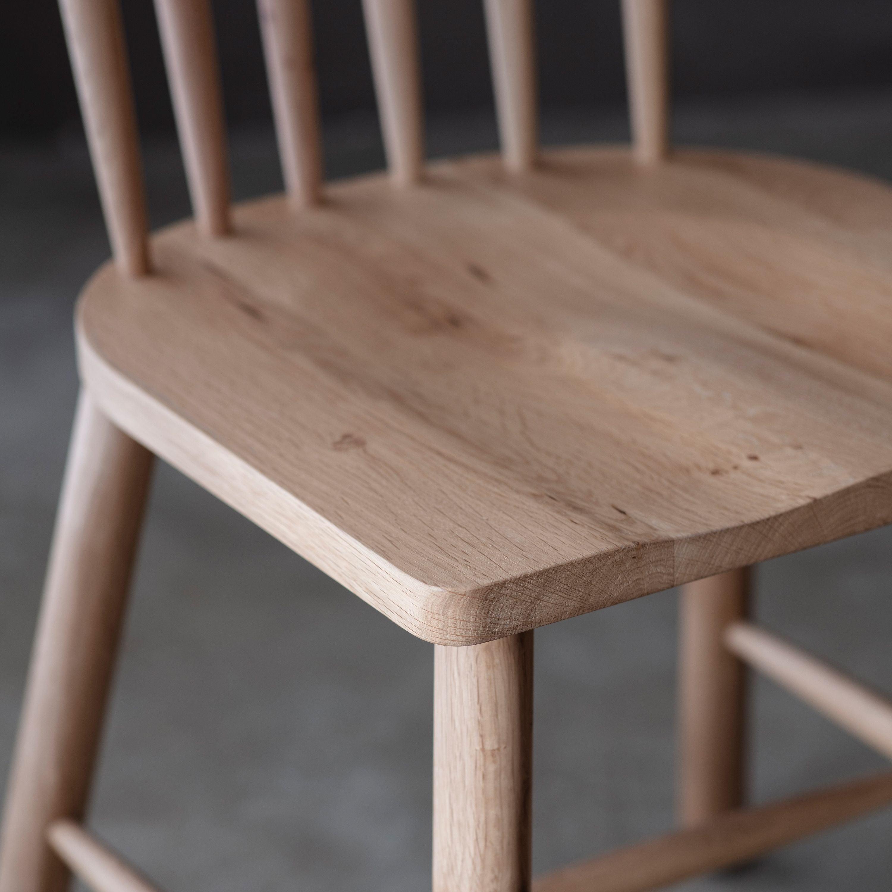 Fernhaven Solid Oak Dining Chair - Maison Rêves UK
