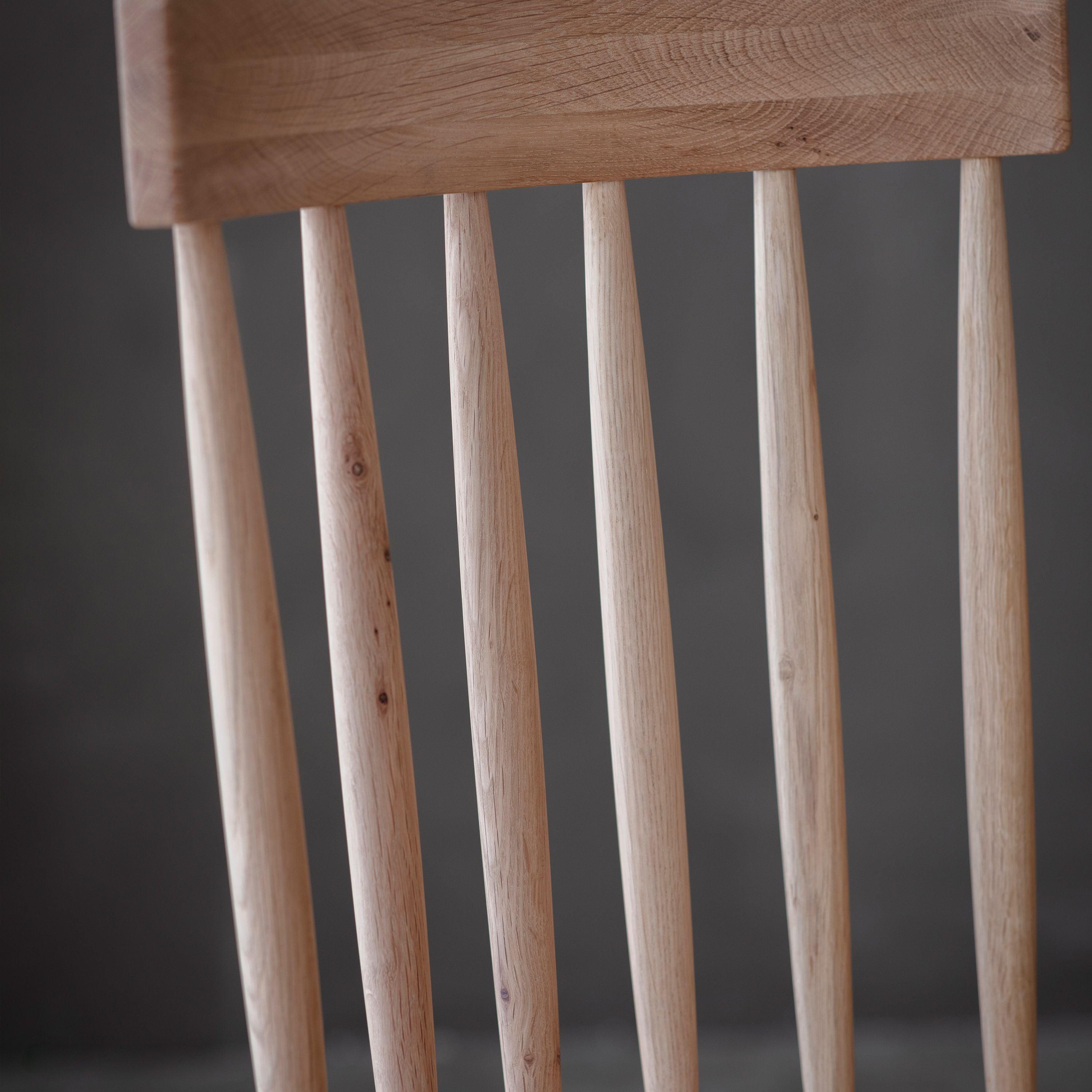 Fernhaven Solid Oak Dining Chair - Maison Rêves UK