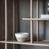 Fernhaven Solid Oak Open Display Grey - Maison Rêves UK