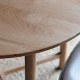 Fernhaven Solid Oak Round Dining Table - Maison Rêves UK