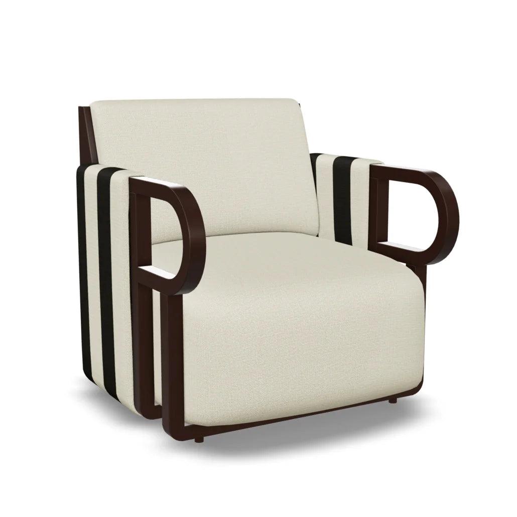 Hollywood Ash Wood & Fabric Lounge Chair by Authentic Models - Maison Rêves UK