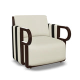 Hollywood Ash Wood & Fabric Lounge Chair by Authentic Models - Maison Rêves UK