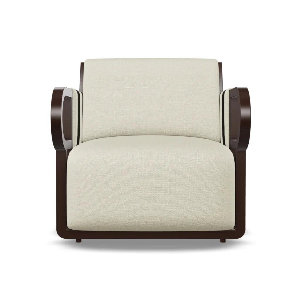 Hollywood Ash Wood & Fabric Lounge Chair by Authentic Models - Maison Rêves UK