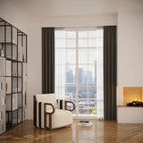 Hollywood Ash Wood & Fabric Lounge Chair by Authentic Models - Maison Rêves UK