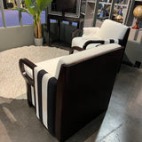 Hollywood Ash Wood & Fabric Lounge Chair by Authentic Models - Maison Rêves UK