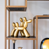 Hunter Brushed Gold Bookcase with Black 2 Door Cabinet by Richmond Interiors - Maison Rêves UK