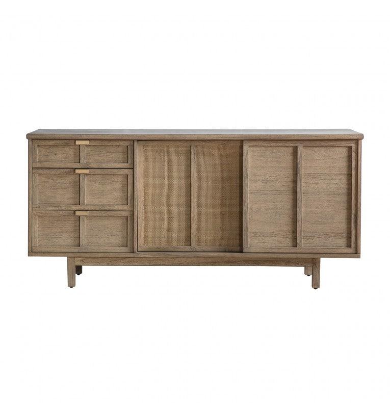 Mariposa 3 Drawer 2 Door Wooden Sideboard - Maison Rêves UK