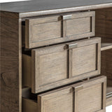 Mariposa 3 Drawer 2 Door Wooden Sideboard - Maison Rêves UK