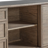 Mariposa 3 Drawer 2 Door Wooden Sideboard - Maison Rêves UK