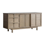 Mariposa 3 Drawer 2 Door Wooden Sideboard - Maison Rêves UK
