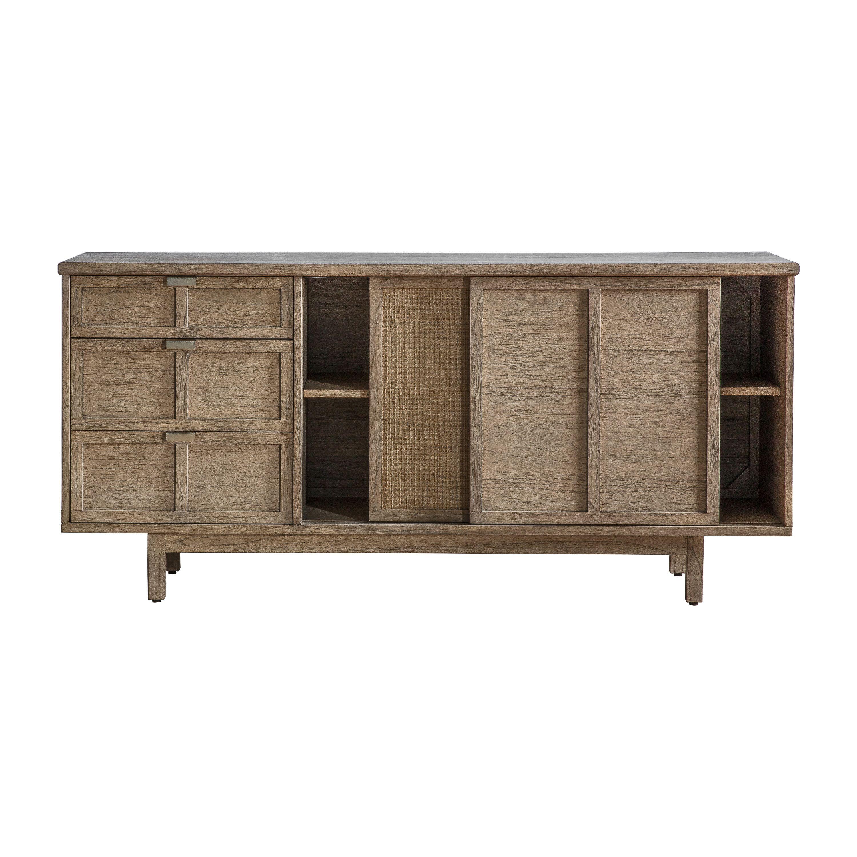 Mariposa 3 Drawer 2 Door Wooden Sideboard - Maison Rêves UK