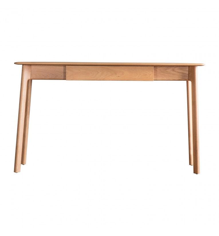 Modera 1 Drawer Solid Oak Desk - Maison Rêves UK