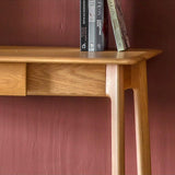 Modera 1 Drawer Solid Oak Desk - Maison Rêves UK