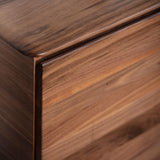 Modera 2 Door / 3 Drawer Solid Oak Sideboard Walnut - Maison Rêves UK