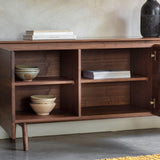 Modera 2 Door / 3 Drawer Solid Oak Sideboard Walnut - Maison Rêves UK