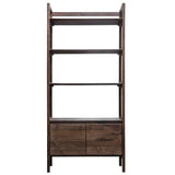 Modera Open Solid Oak Display Walnut - Maison Rêves UK