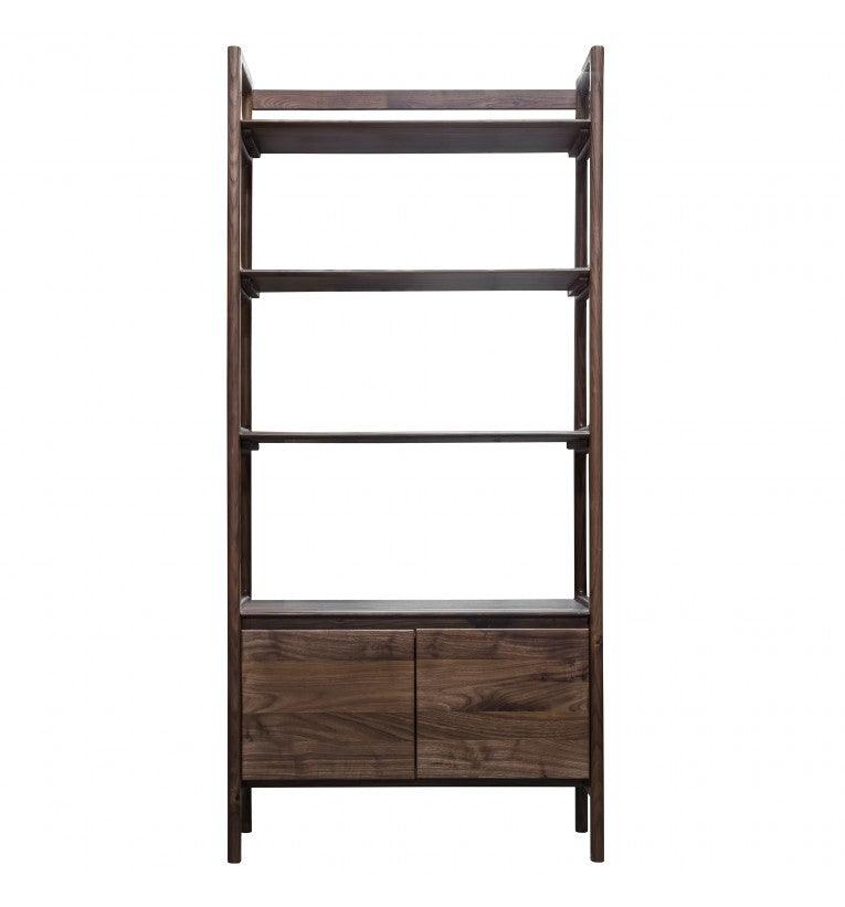 Modera Open Solid Oak Display Walnut - Maison Rêves UK