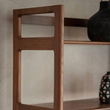 Modera Open Solid Oak Display Walnut - Maison Rêves UK