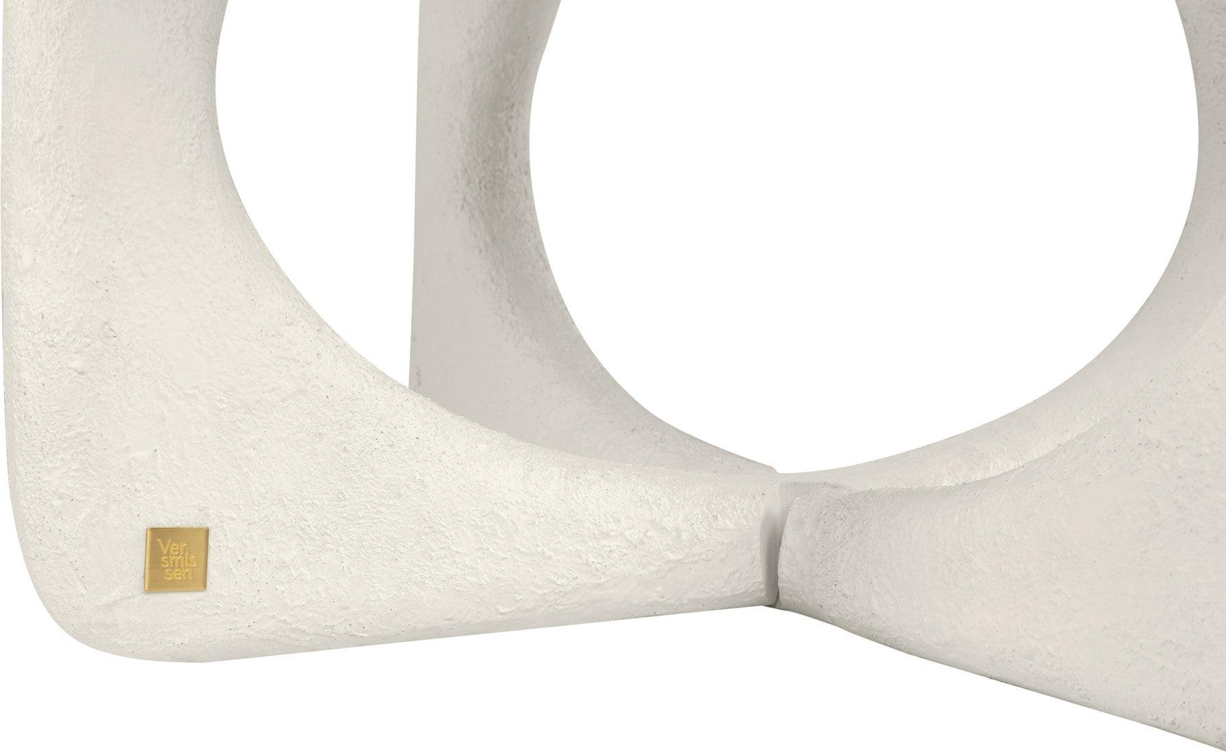 Neo Off White Circular Coffee Table - Maison Rêves UK