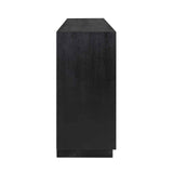 Oakura Large Black Oak Wood Sideboard by Richmond Interiors - Maison Rêves UK