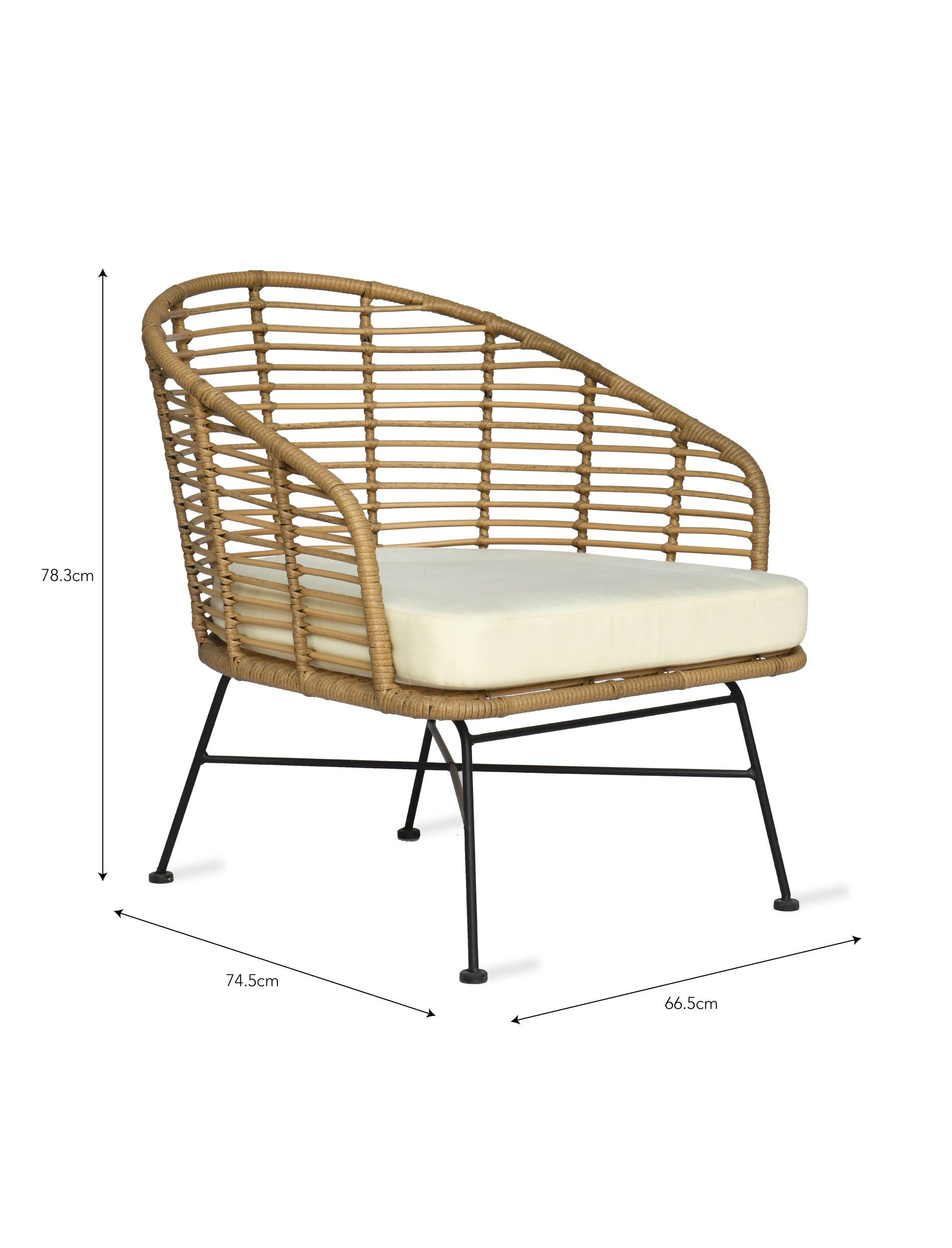Pair of Outdoor Bamboo Hampstead Armchairs - Maison Rêves UK