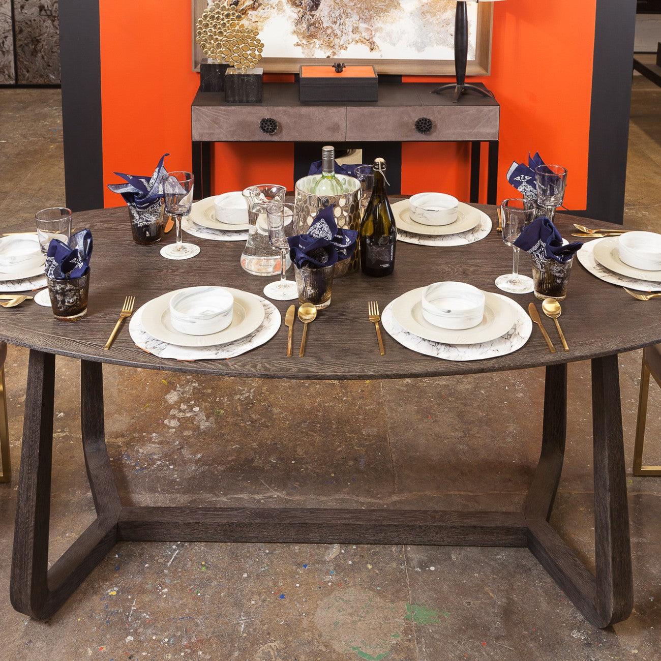 Renmin Oval Dining Table by Eccotrading Design London - Interitower | UK