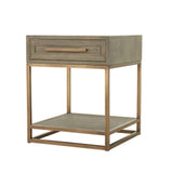 Renmin Reclaimed Oak 50 Side Table with Drawer by Eccotrading Design London - Interitower | UK
