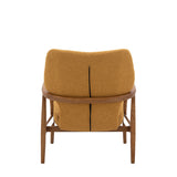 Rivervista Armchair Ochre Fabric with Oak Frame - Maison Rêves UK