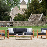 Sennen Outdoor Acacia Wood Sofa Set with Coffee Table - Maison Rêves UK