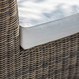 Skala Outdoor All Weather Rattan Sofa Set with Ottoman - Maison Rêves UK