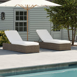 Skala Rattan Outdoor & Garden Sun Lounger - Maison Rêves UK