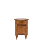 Solanis Drum Mindi Wood Side Table - Maison Rêves UK