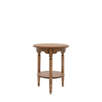 Solanis Mindi Wood Side Table - Maison Rêves UK
