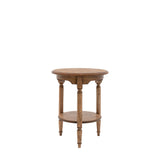Solanis Mindi Wood Side Table - Maison Rêves UK