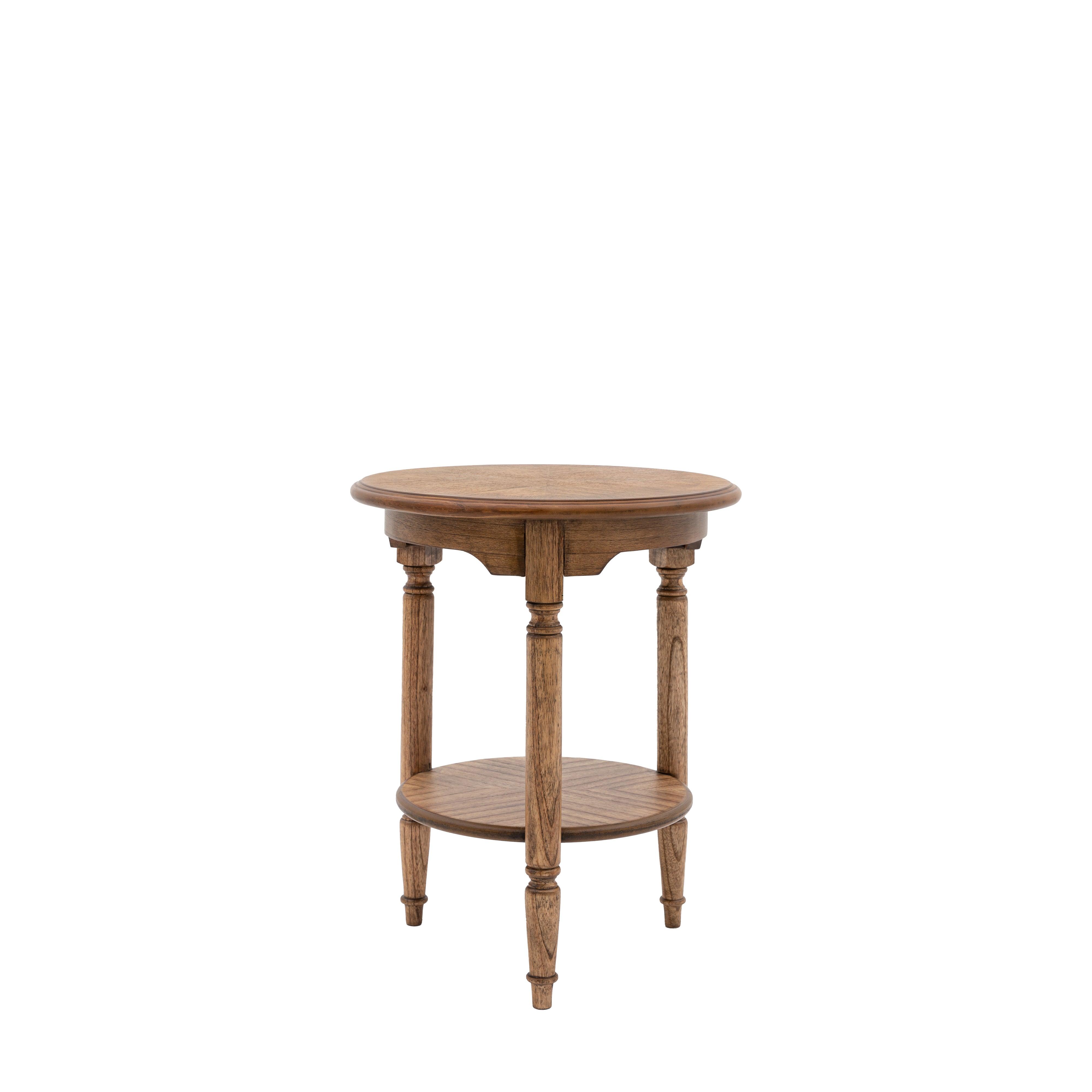 Solanis Mindi Wood Side Table - Maison Rêves UK
